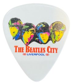 Liverpool - The Beatles City 4 Faces Guitar Plectrum