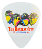Liverpool - The Beatles City 4 Faces Guitar Plectrum