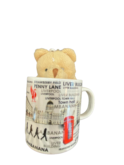 Liverpool Street Name Mug with Teddy
