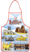 Load image into Gallery viewer, Liverpool Collage Apron