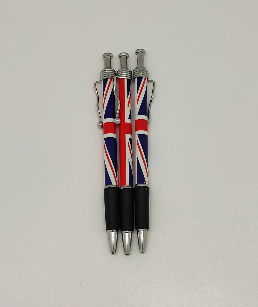 Union Jack Ballpoint Pens - Set of 3