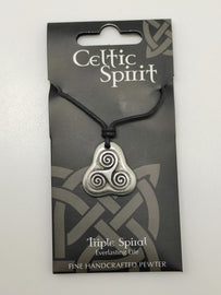 Triple Spiral Pendant