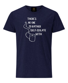Self Isolate - Navy Blue T Shirt