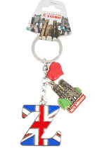 Load image into Gallery viewer, York Minster Alphabetic Keyring | York gifts