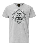 Keep Calm and Wash your Hand - Grey T-Shirt