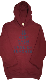 Hoodie Keep Calm Maroon