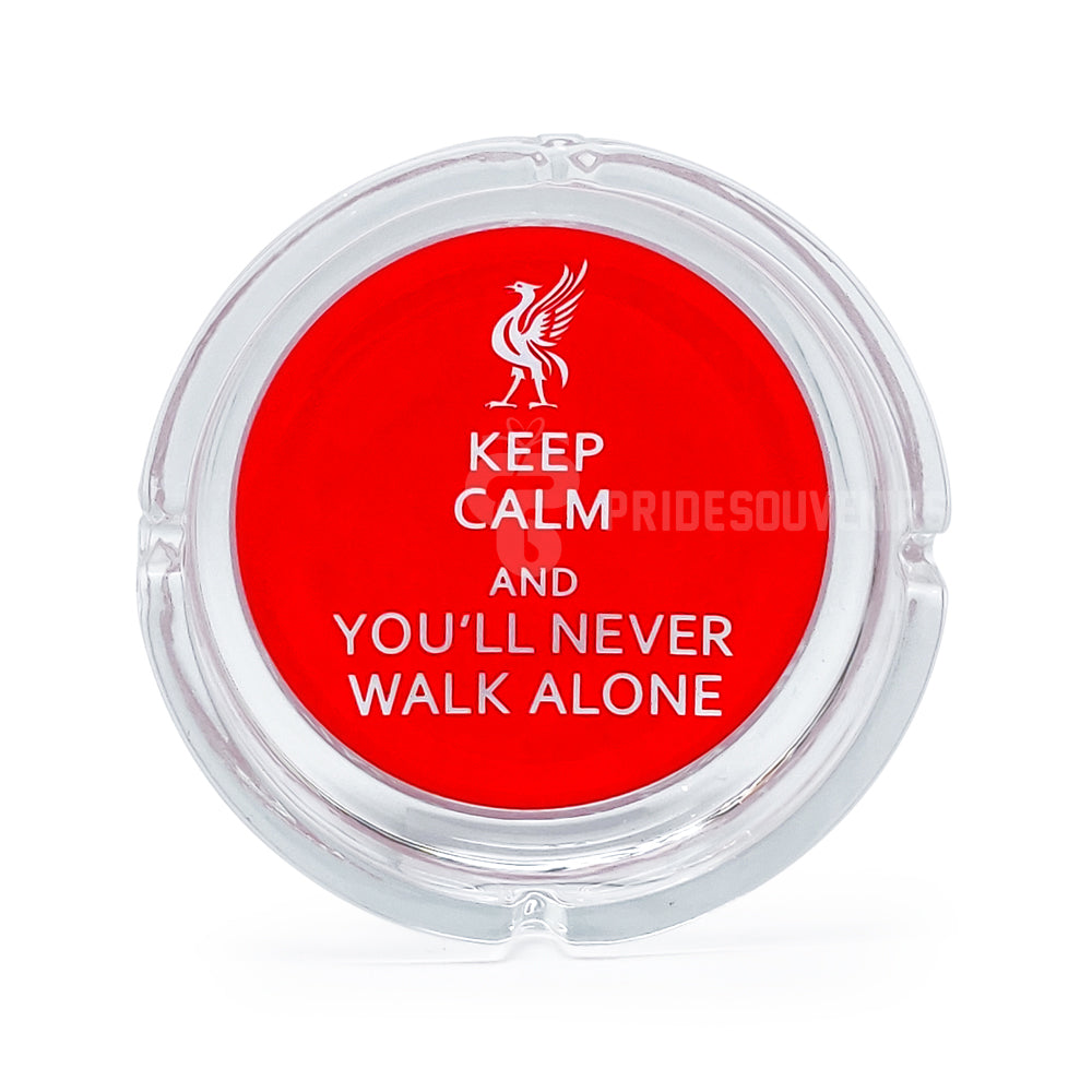 Liverpool Glass Ashtray Keep Calm