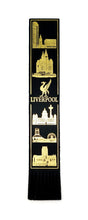 Load image into Gallery viewer, Liverpool Leather Bookmark Black