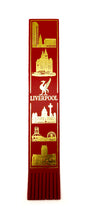 Load image into Gallery viewer, Liverpool Leather Bookmark Red