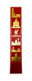 Liverpool Leather Bookmark Red