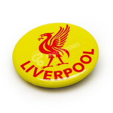 Liverpool Liverbird Button Badge -Yellow