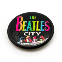 Load image into Gallery viewer, The Beatles City Button Badge - britishsouvenirs