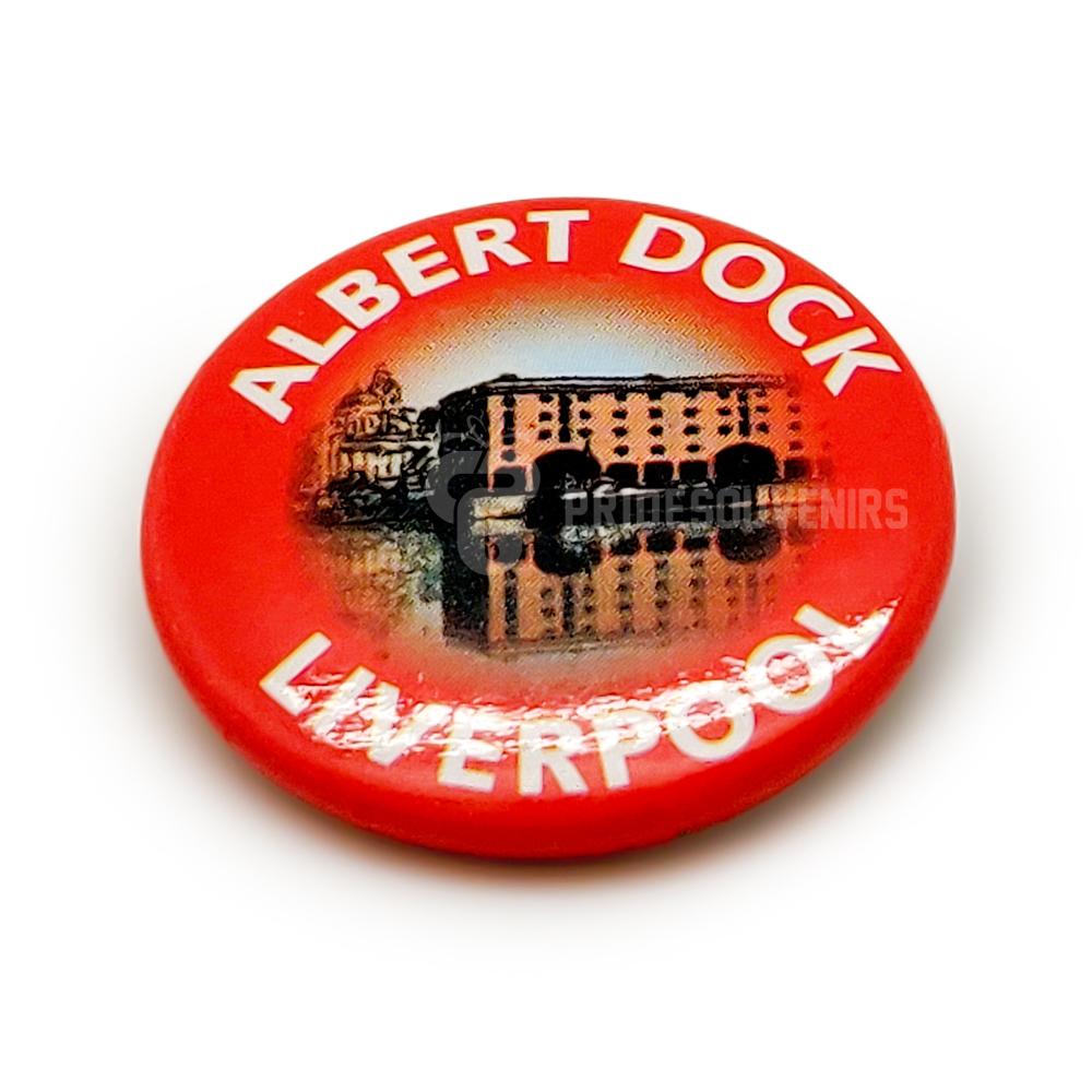 Liverpool Button Badge Albert Dock