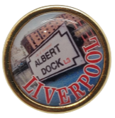Load image into Gallery viewer, Liverpool Albert Dock Pin Badge