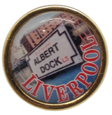Liverpool Albert Dock Pin Badge