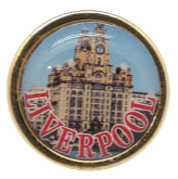 Liverpool Liver Building Pin Badge