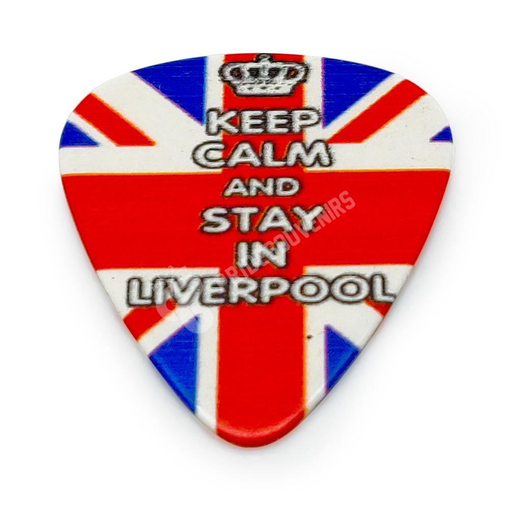Liverpool Plectrum-Keep Calm And Stay