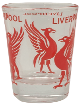 Load image into Gallery viewer, LP Liver Bird Transparent Shot Glass