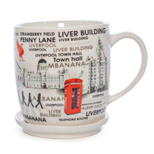 Load image into Gallery viewer, Liverpool Ceramic Mug and Coaster Set