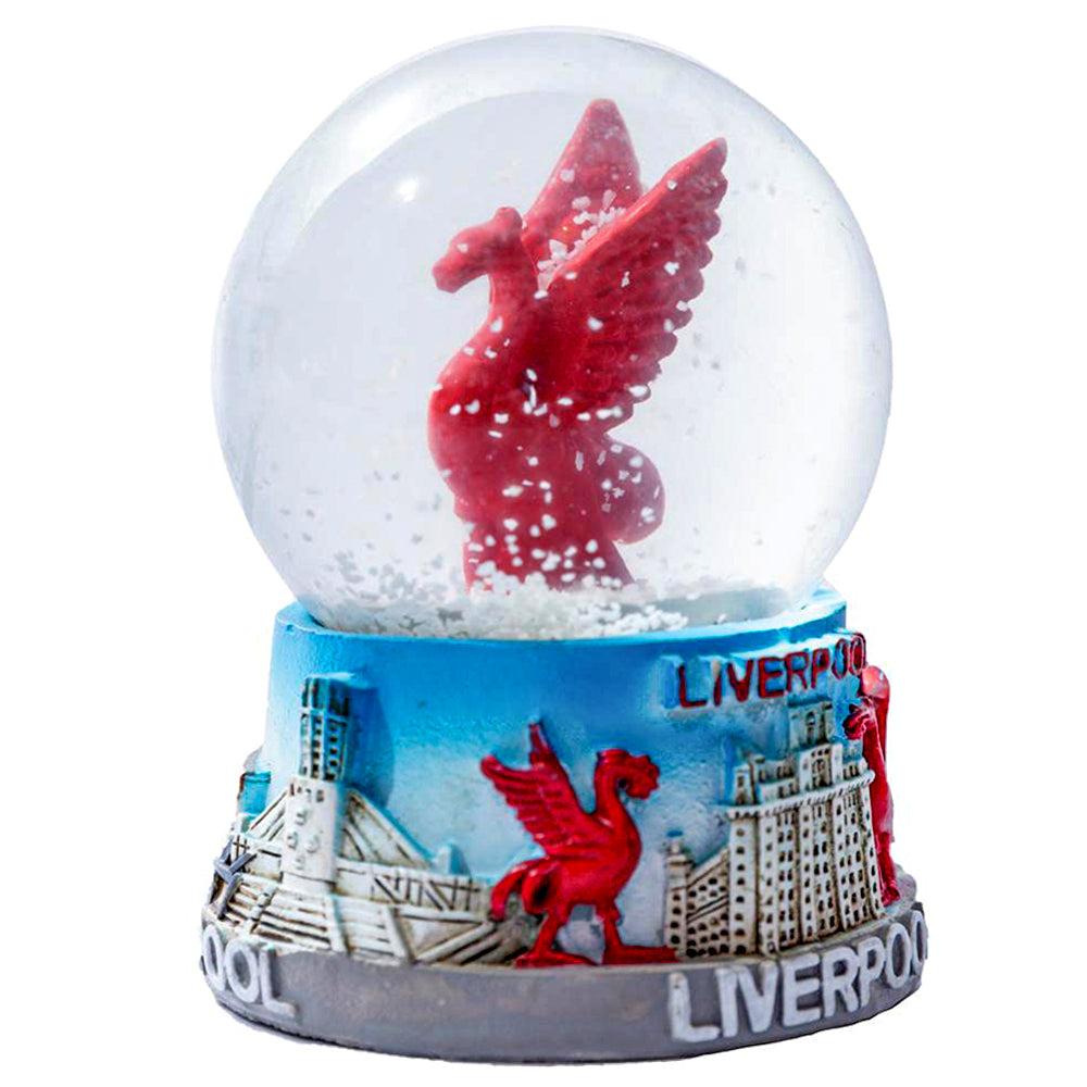 Liverpool Liverbird Snow Globe -Medium Size