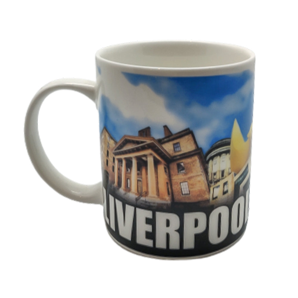 Liverpool Normal Collage Blue Mug