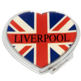 Liverpool UJ Heart Shape Cosmetic Mirror
