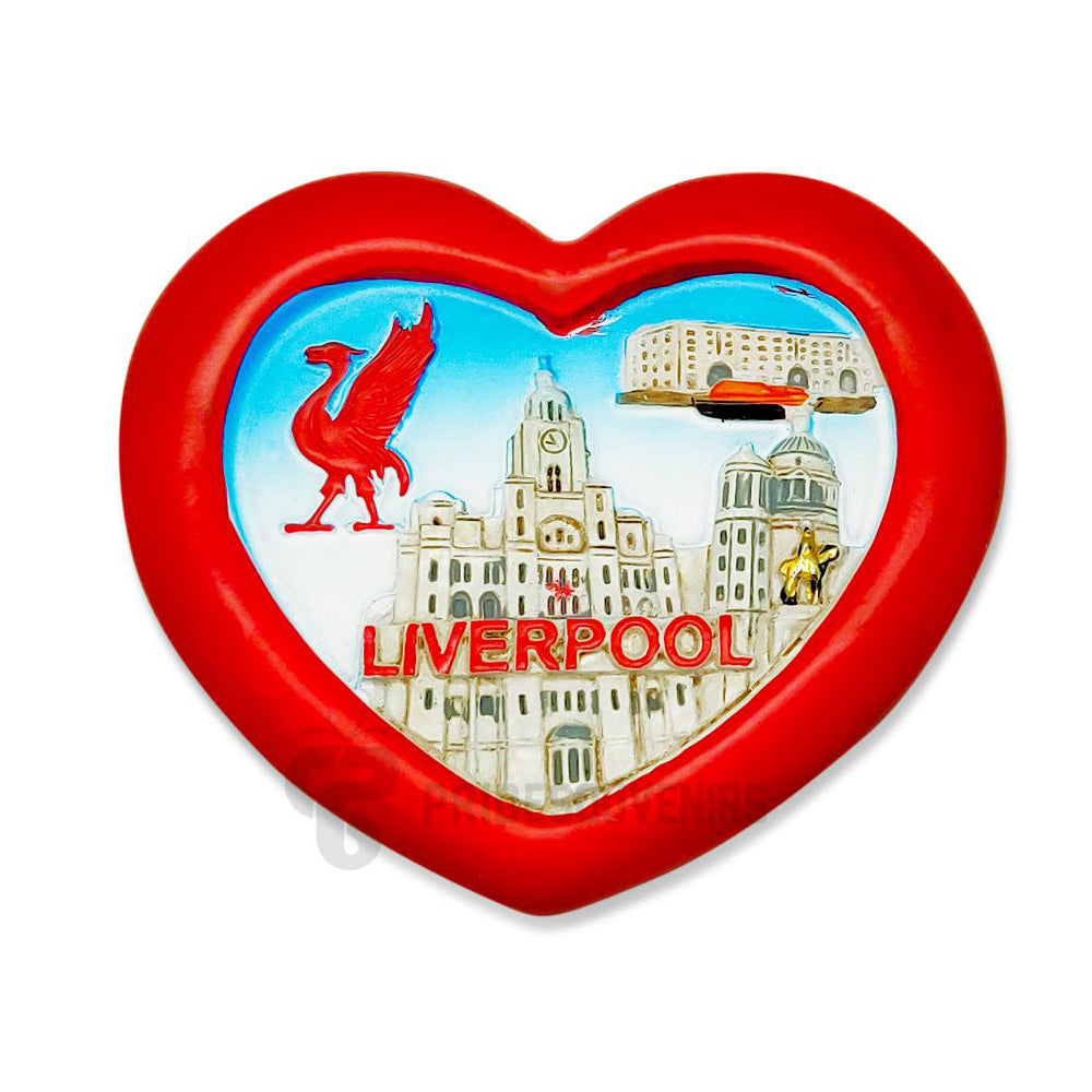 Love Liverpool Resin Magnet