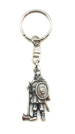 Pewter keyring Viking Warrior