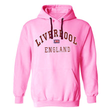 Load image into Gallery viewer, Sweatshirt Liverpool England Pink Maroon Pullover Youth