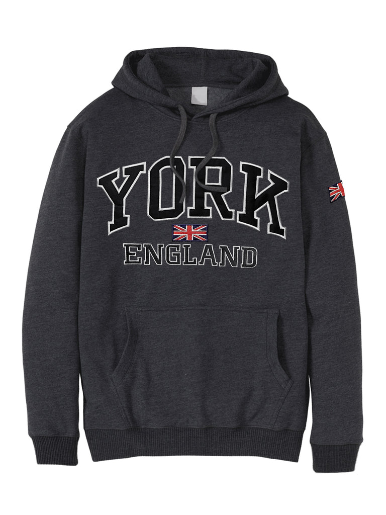 Sweatshirt York England Charcoal-Black Pullover Adult | York Collectables