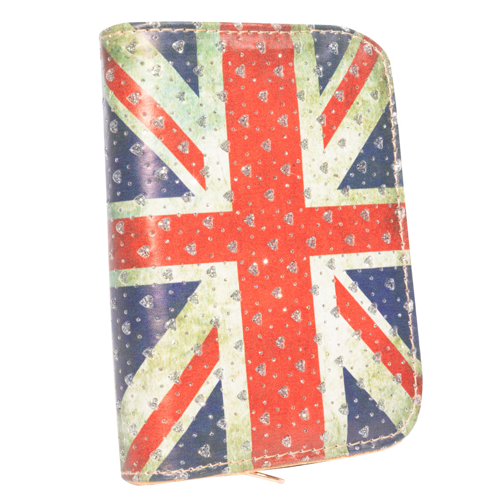 Glittered Mini Union Jack Wallet - London bag