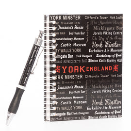 York Spiral Note Book & Pen Set