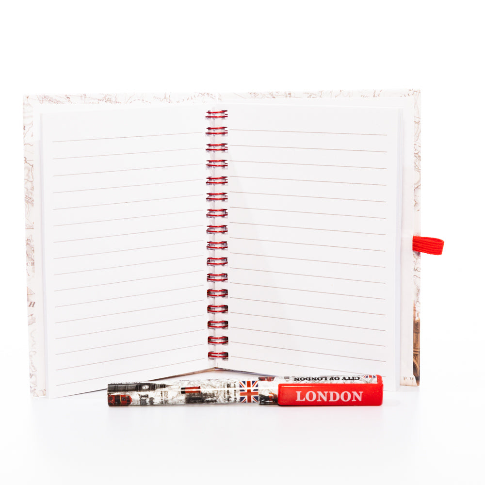 London Icon Note Book and Pen Set