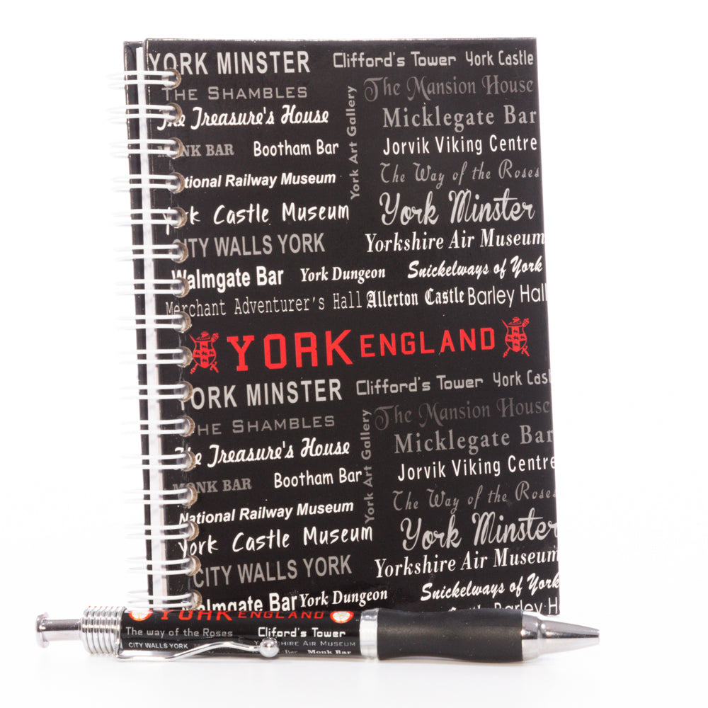 York Spiral Note Book & Pen Set