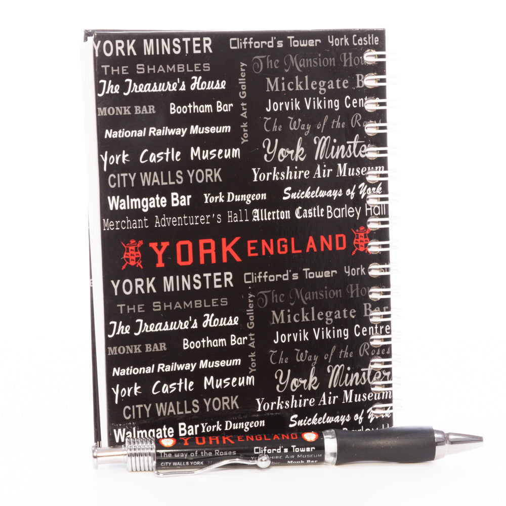 York Spiral Note Book & Pen Set