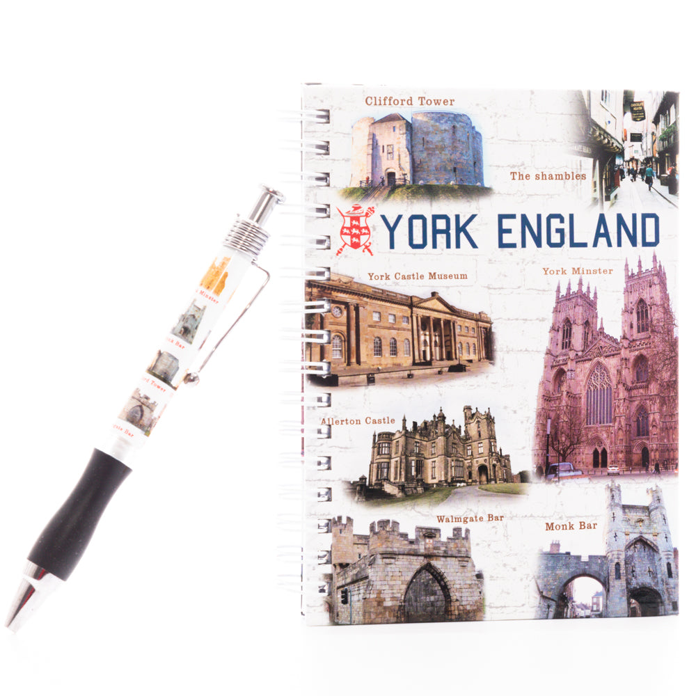 York Landmark Note Book & Pen Set