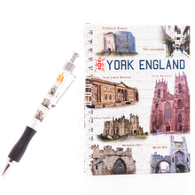Load image into Gallery viewer, York Landmark Note Book &amp; Pen Set