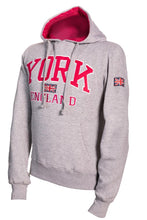 Load image into Gallery viewer, Sweatshirt York England Grey-Pink pullover Youth - Pridesouvenirs