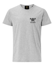 Load image into Gallery viewer, Embroidered Axe &amp; Shield T-Shirt-Grey - Britishsouvenirs