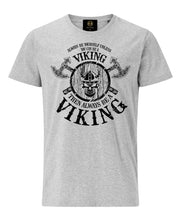 Load image into Gallery viewer, Always Be Viking T-Shirt with Axe and Shield- Grey - Pridesouvenirs