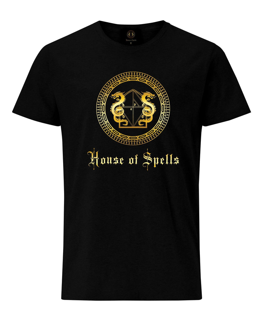 House of Spells T-shirt with Logo- Black - Pridesouvenirs