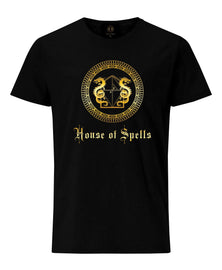 House of Spells T-shirt with Logo- Black - Pridesouvenirs