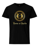 House of Spells T-shirt with Logo- Black