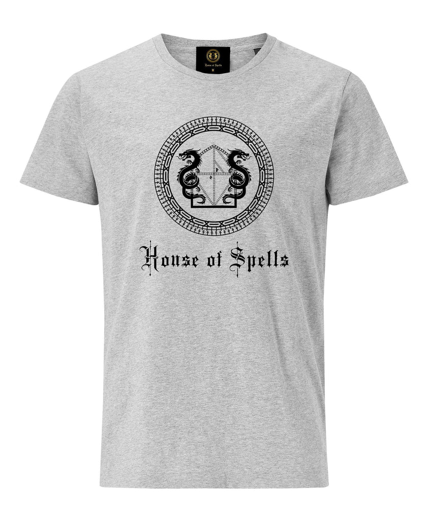 House of Spells Logo T-Shirt- Grey - Pridesouvenirs