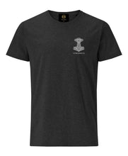 Load image into Gallery viewer, Thor Hammer Embroidered T-Shirt- Charcoal Melange -Britishsouvenirs