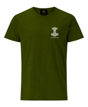 Load image into Gallery viewer, Thor hammer Embroidered T-Shirt- Kiwi Green