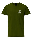 Thor hammer Embroidered T-Shirt- Kiwi Green