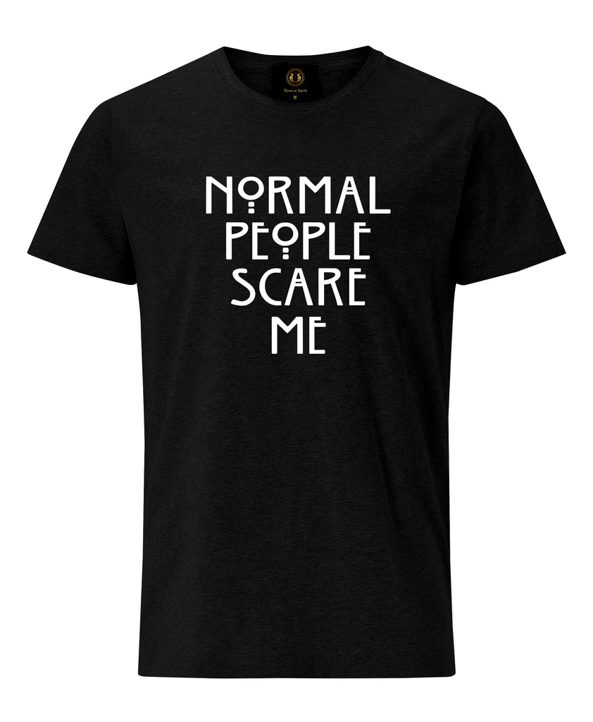 Normal People Scare Me T-shirt - Black
