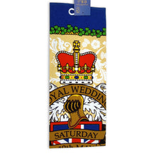 Load image into Gallery viewer, Royal Wedding Crest Tea Towel