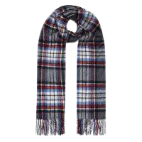 Cashmere Stole - Grey Stewart